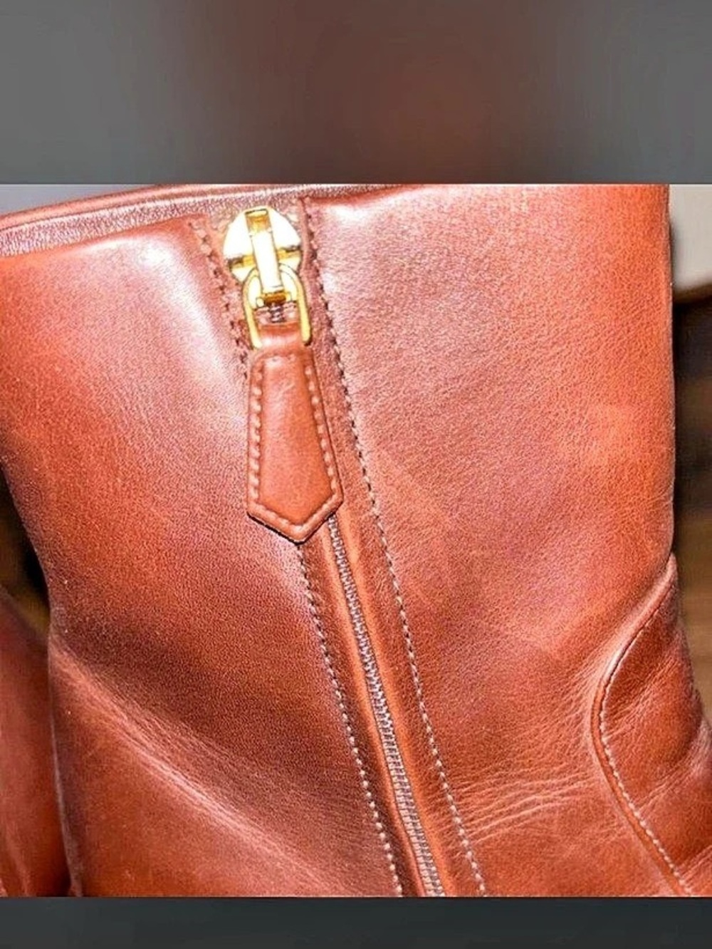 Prada Brown Heeled Boots - Picture 6 of 6